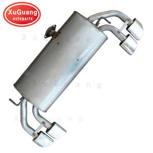 Stainless Steel Tucson 2015 Dual Pipe Exhaust Muffler for Hyundai