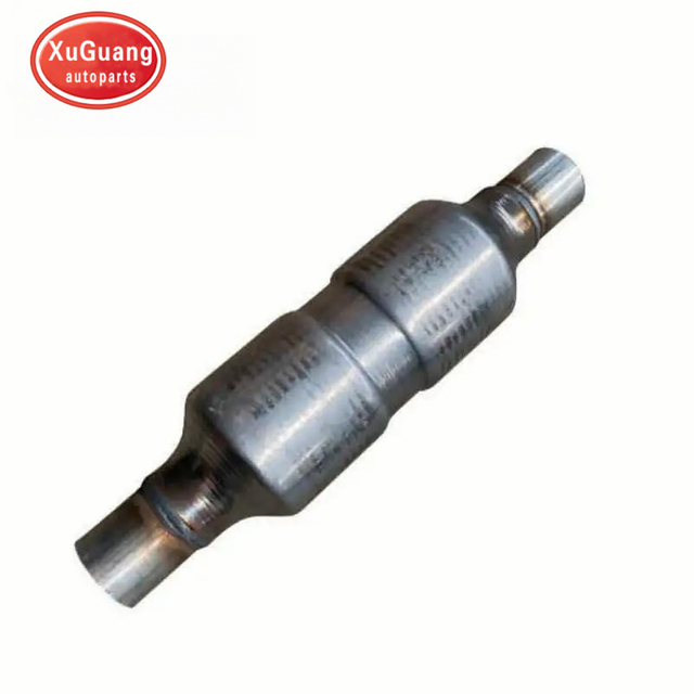 Stainless Steel Universal Round Catalytic Converter with Sensor Hole 114*550