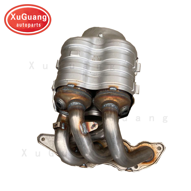 Mitsubishi Grandis With Two Catalyst Box Exhaust Manifold Catalytic Converter